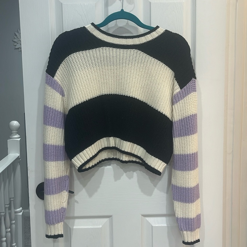 Striped AEO sweater